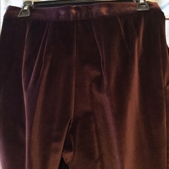 Holiday Brooks Bros luxe velour velvet pants 6 - Picture 6 of 8
